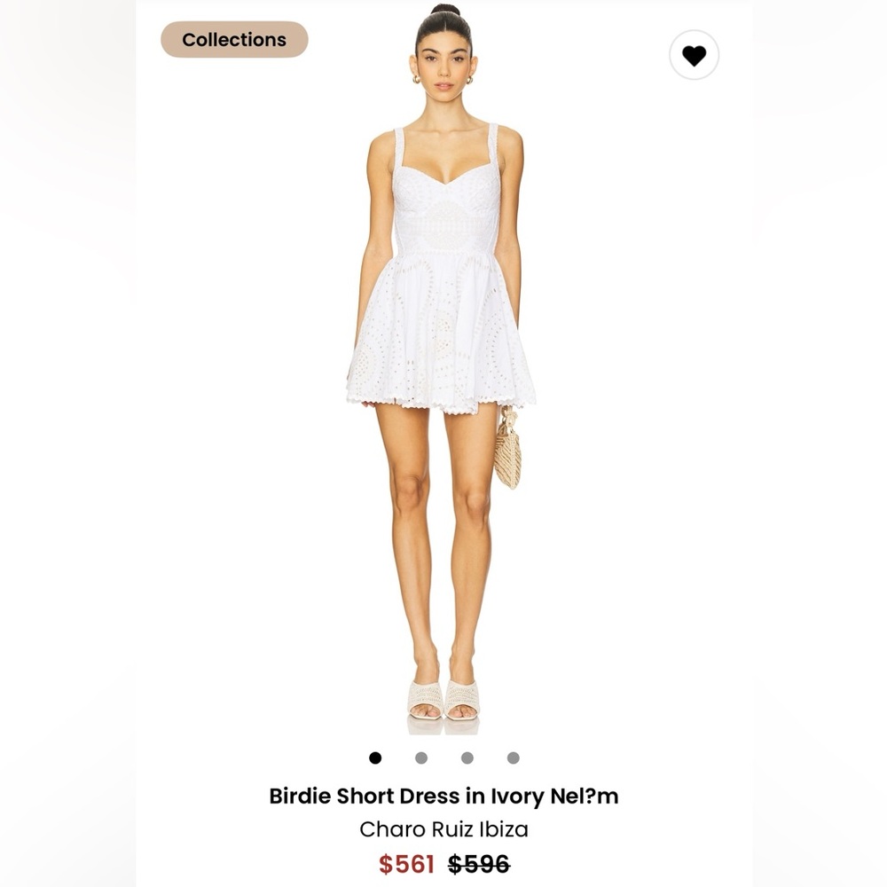Charo Ruiz White Mini Dress